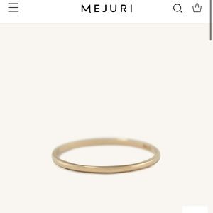 Mejuri 14k Yellow Gold Stacker Ring ✨